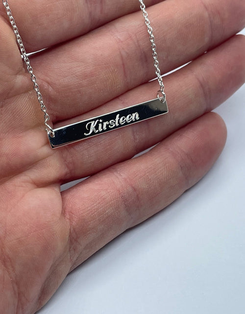 Load image into Gallery viewer, Name Plate Necklace

