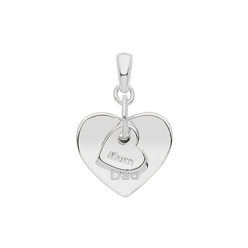 Load image into Gallery viewer, Mum &amp; Dad Hearts Necklace
